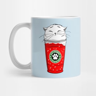 Cat and milkshake Mug